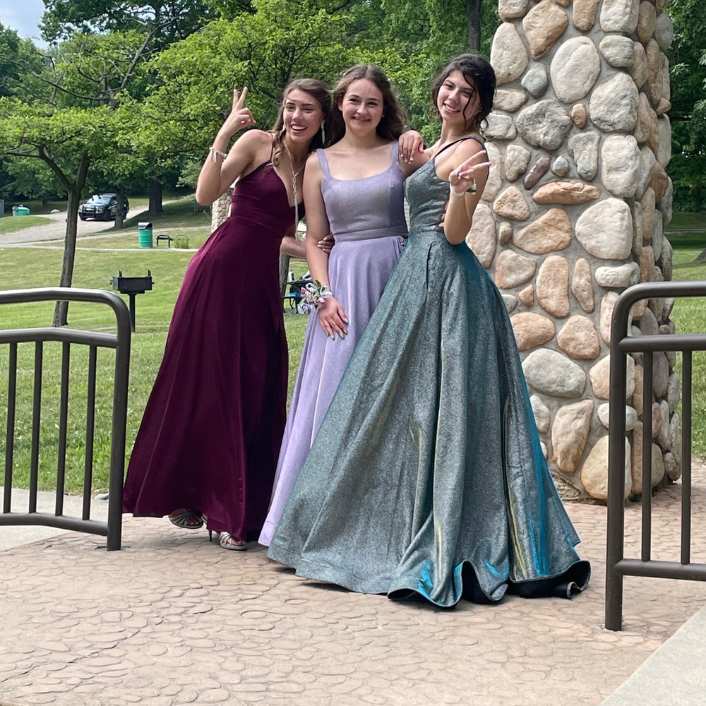 Prom dress with pockets